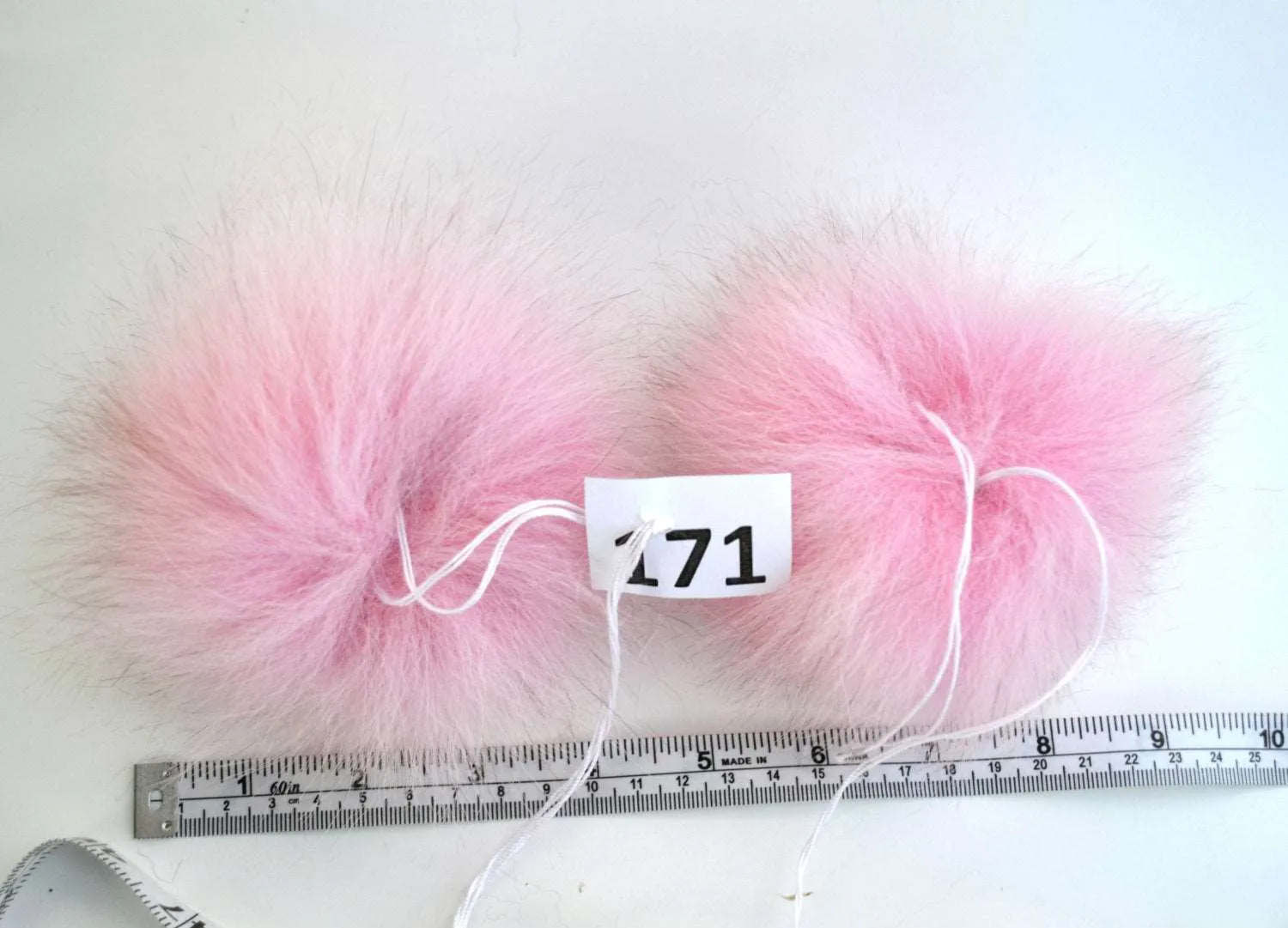 FOX POMPOM Pair! Fur Pom-Pom,Real Fox Fur, Pink Fox Pom Pom, Double Pom Pom, Fox Pom Pom, Pom Pom Ears, Hat, Knitted, Child, Cap, Beanie