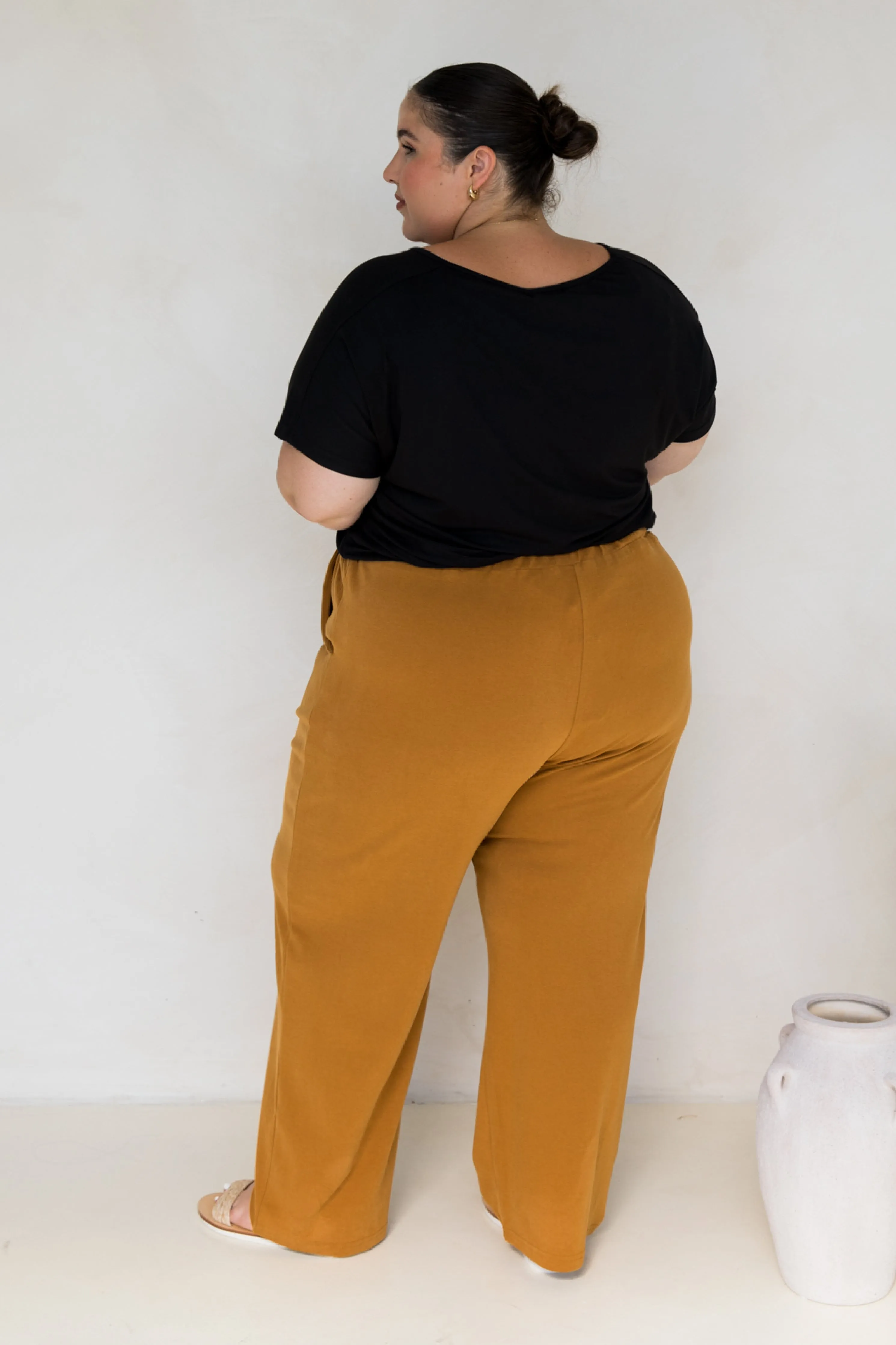 Frankie Lounge Pant | Toffee | FINAL SALE