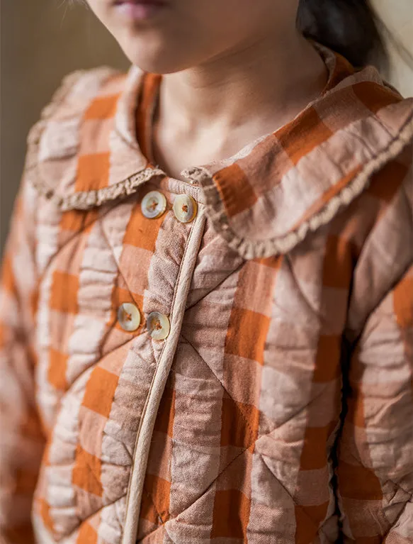 Freya Jacket in Russet Gingham