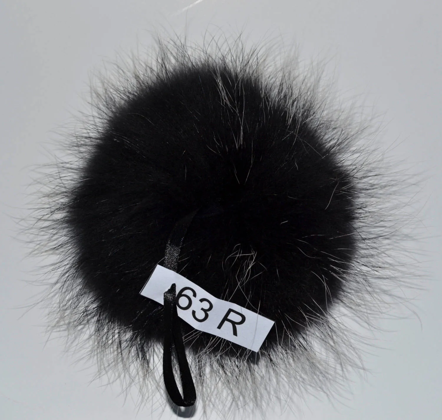 FUR POM POM! Raccoon Fur Pom-Pom Hat PomPom Unique Black Raccoon Pom Pom Large Fur Pom Pom for Knitted Hat Raccoon Fur Hat Cap Beanie Child