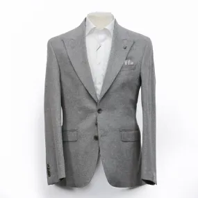 Gray Loro Piana Cashmere-Award Morgan Contemporary Fit Sport Jacket - Jack Victor 1913