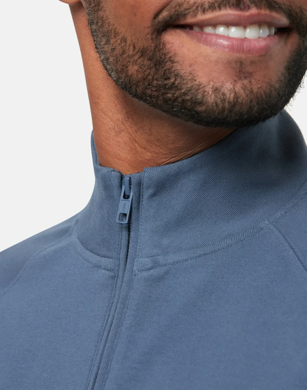 Gym Coffee Chill Half Zip (Mens) - Thunder Blue