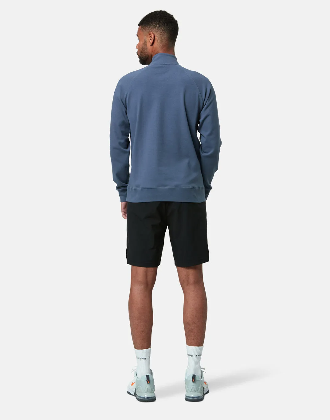 Gym Coffee Chill Half Zip (Mens) - Thunder Blue