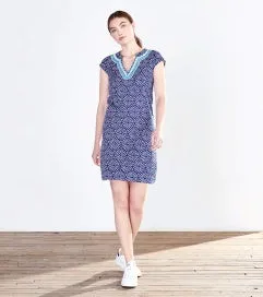 Hatley Zara Dress - Skipped Stones S22SBL1472-Patriot Blue