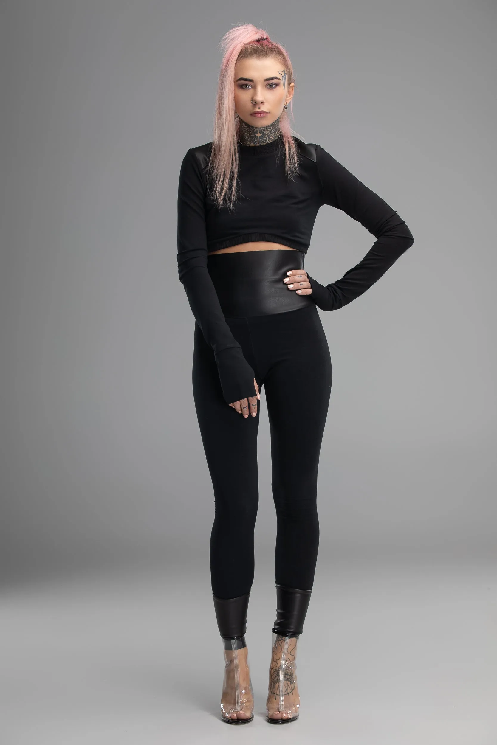 High waist corset leggings