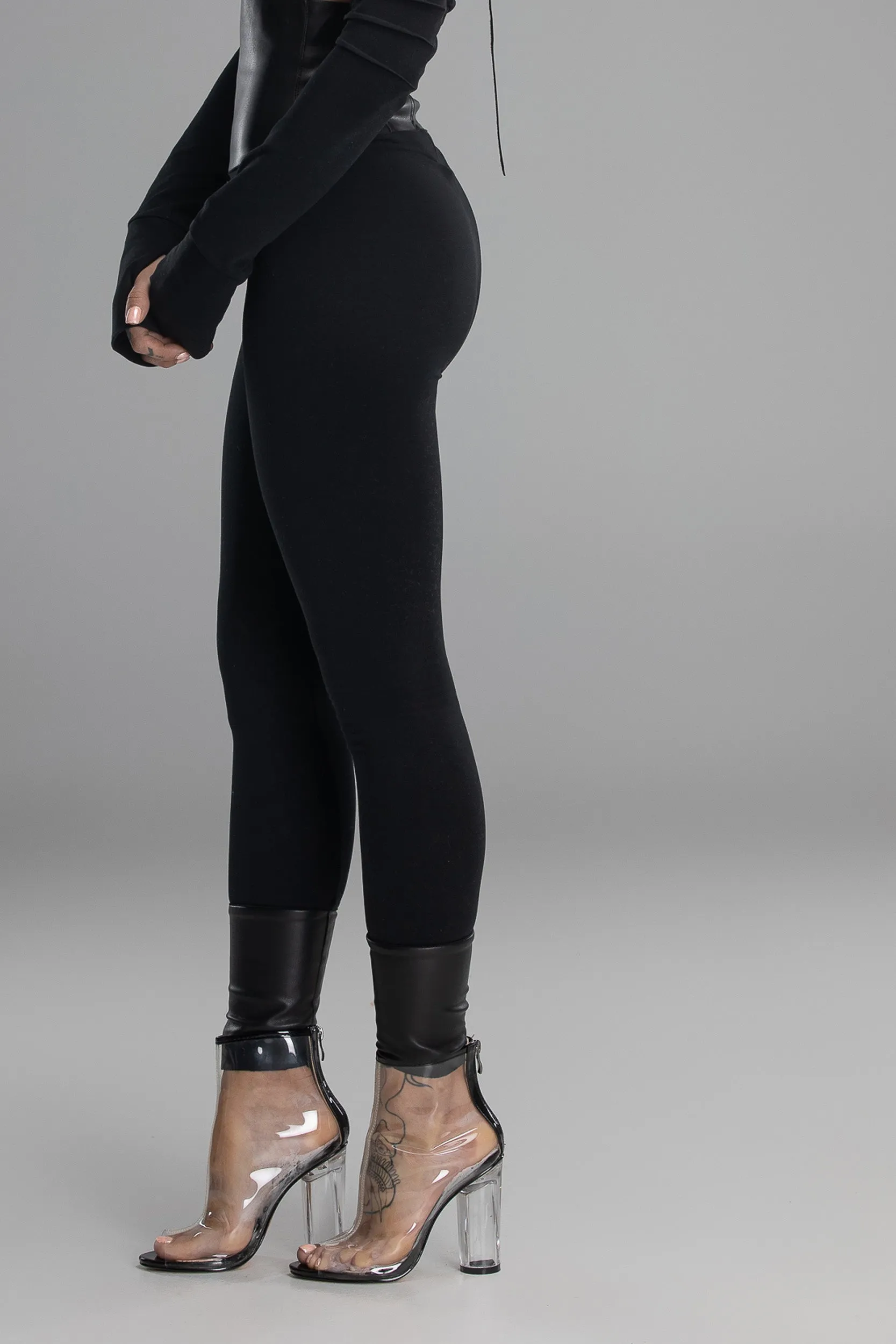 High waist corset leggings