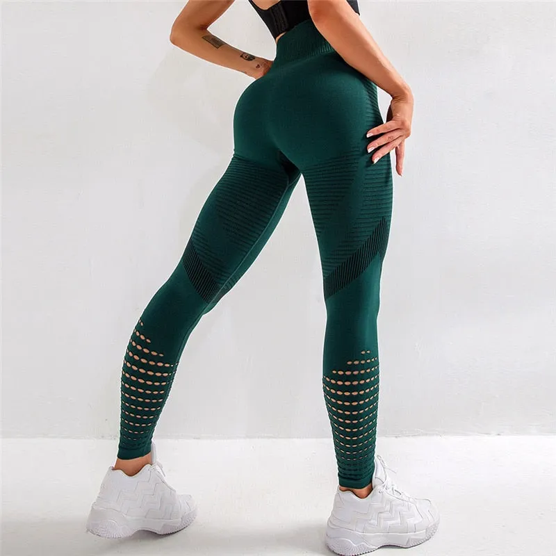 High Waist Seamless Leggings For Women Fitness Push Leggings Pants