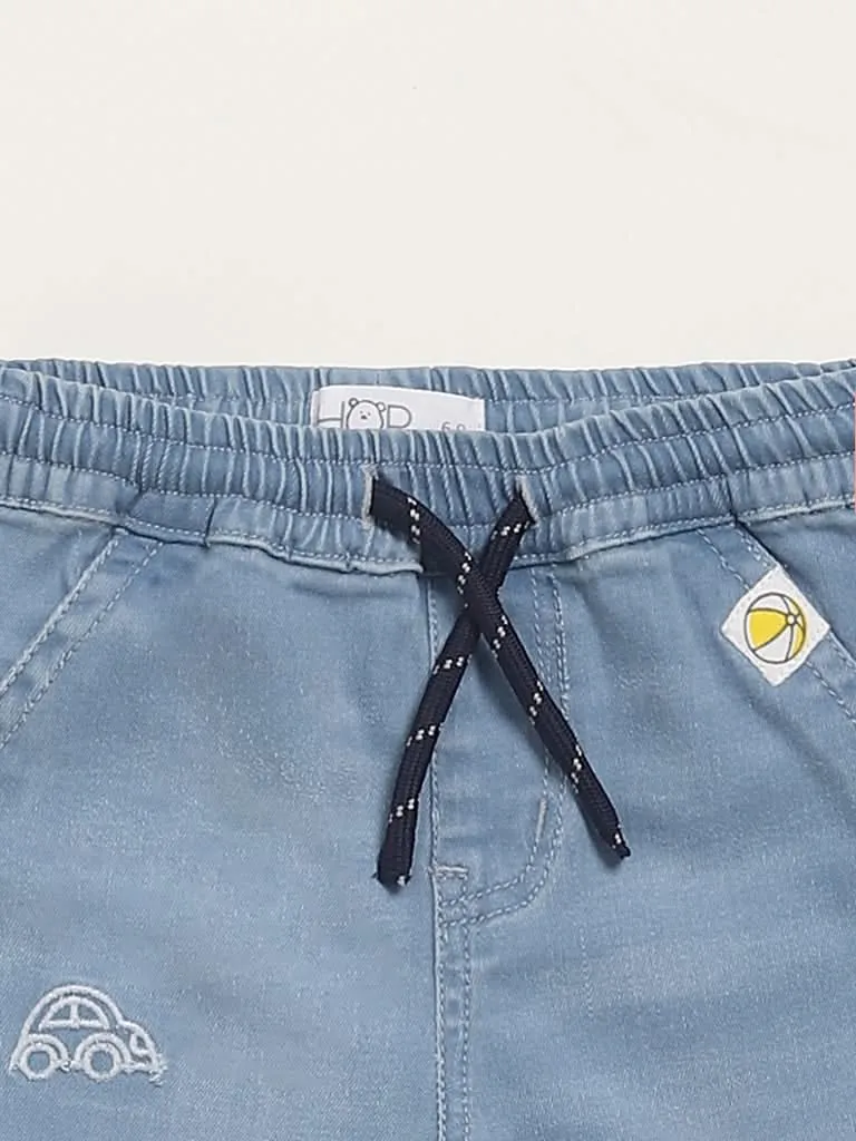 HOP Baby Blue Denim Joggers