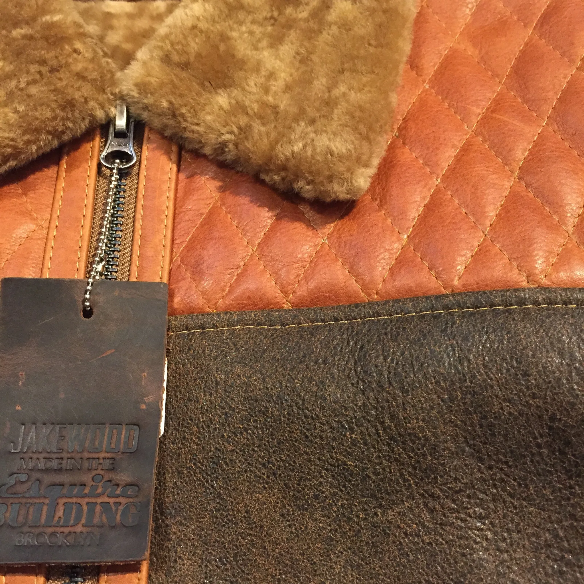 Jakewood "Alaska" Tan Shearling Jacket