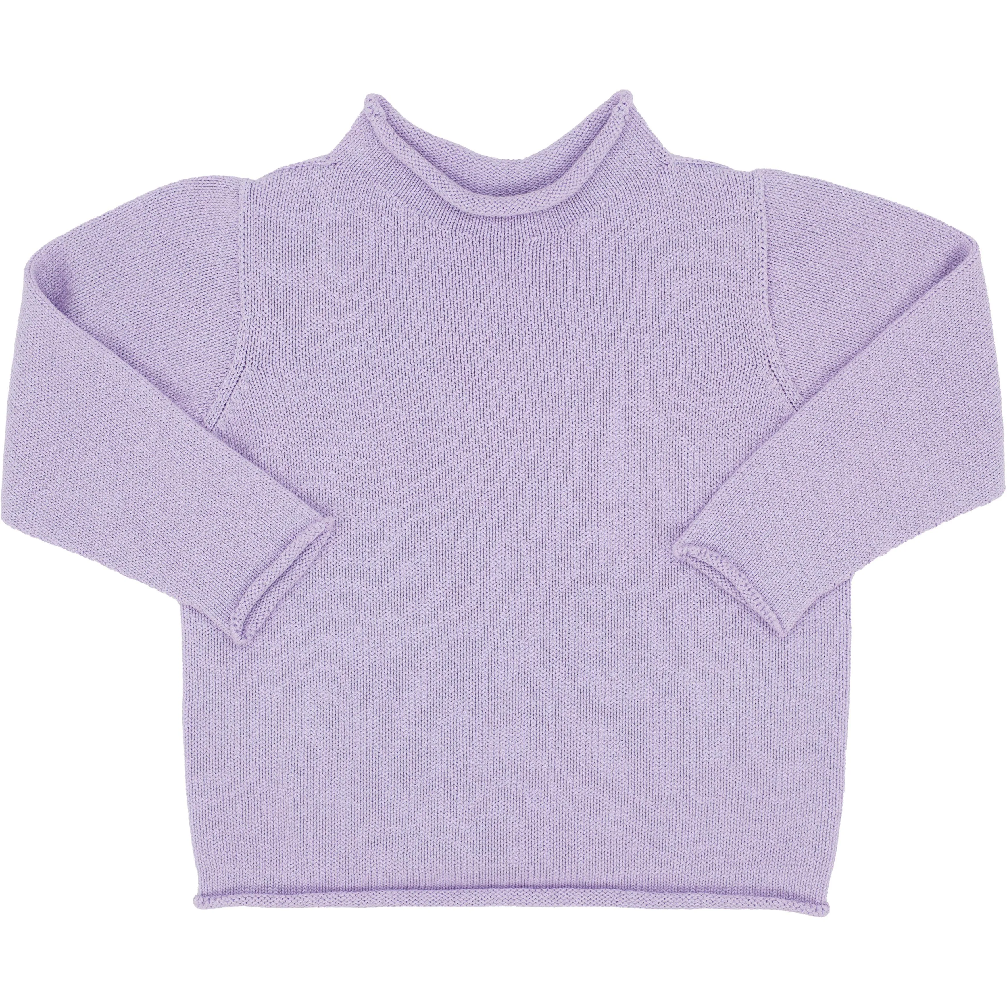 Jersey Rollneck Sweater- Lavender