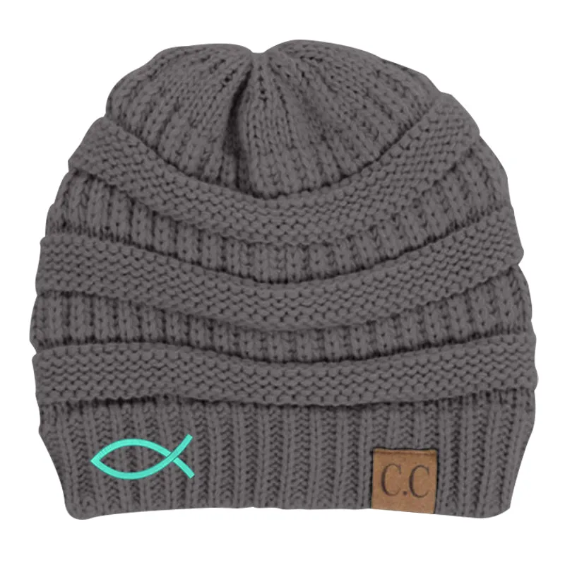 Jesus Fish Beanie