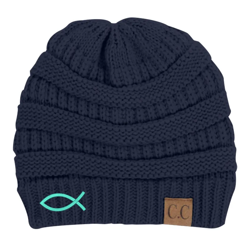 Jesus Fish Beanie