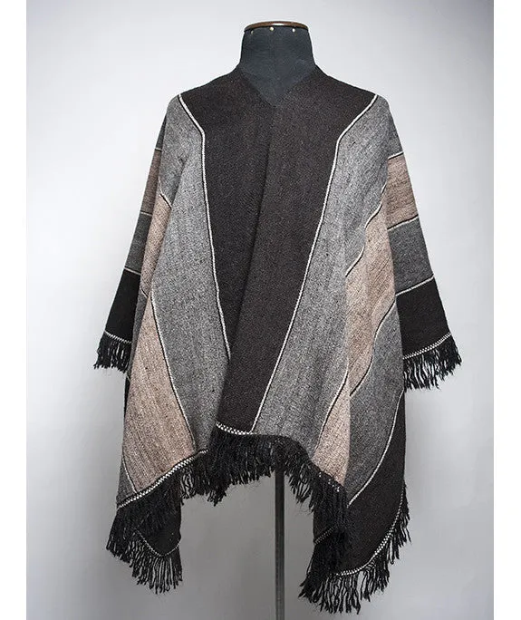 Jose Luis Men's Alpaca Poncho