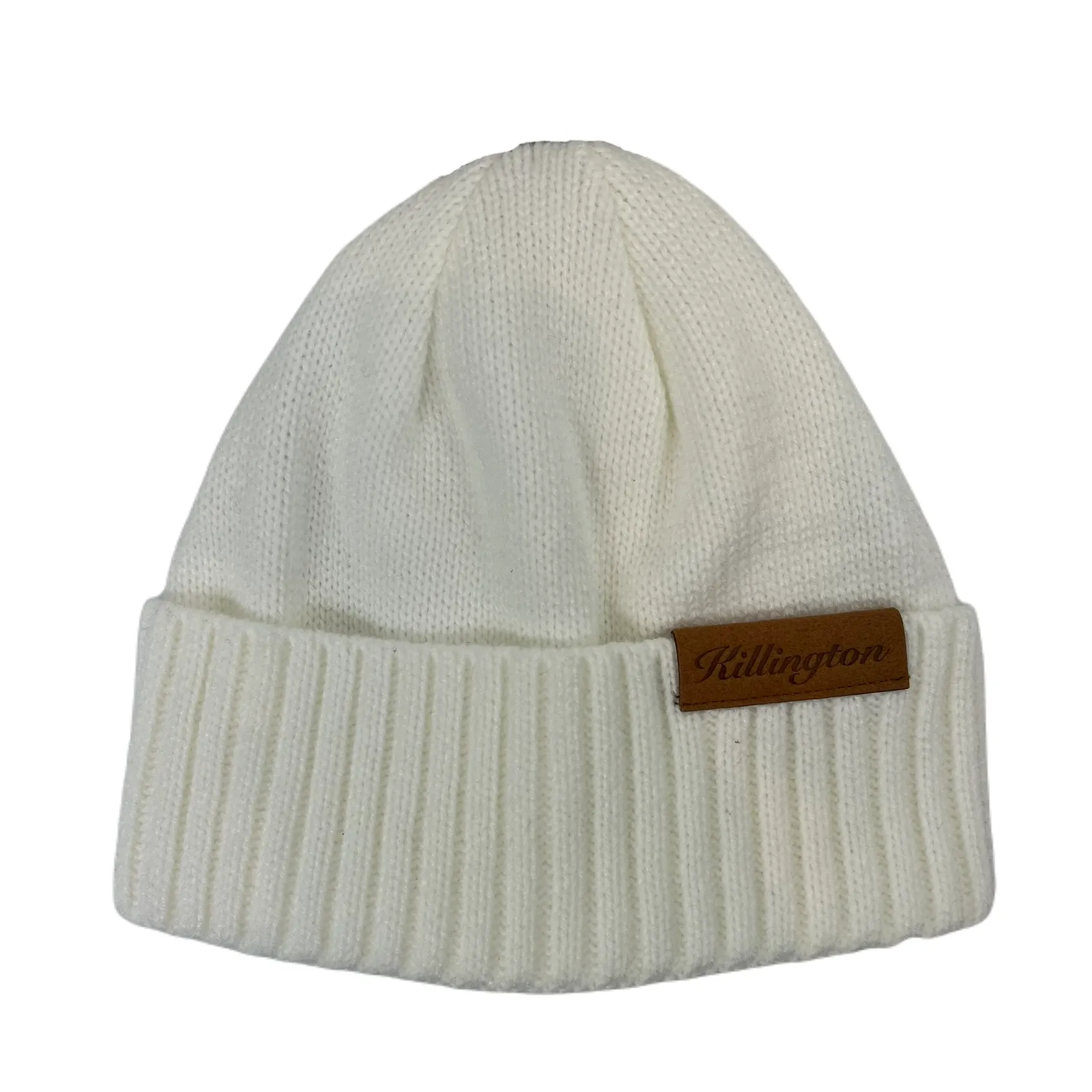 Killington Logo Leather Tag Beanie