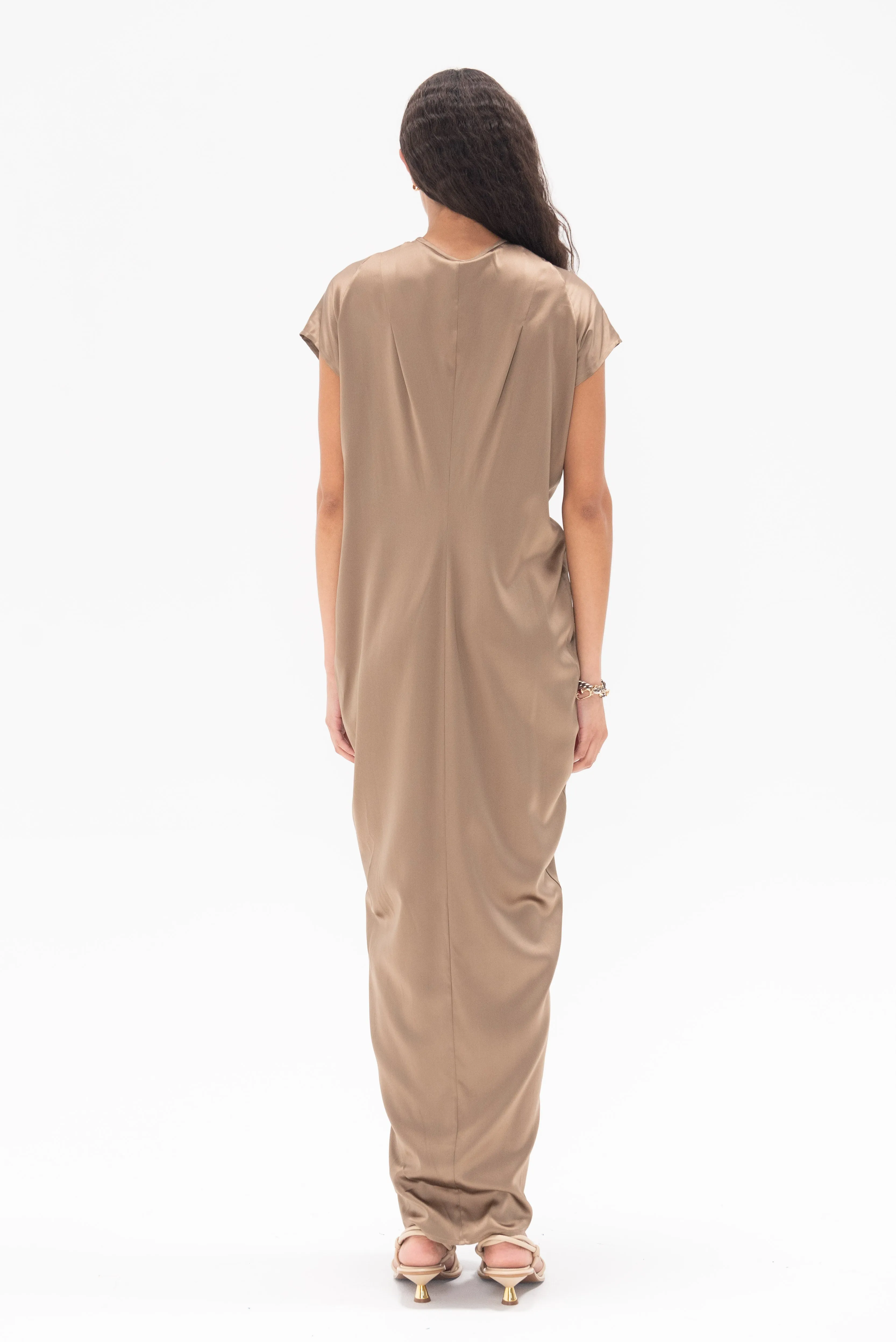 Long Muse Dress, Olive