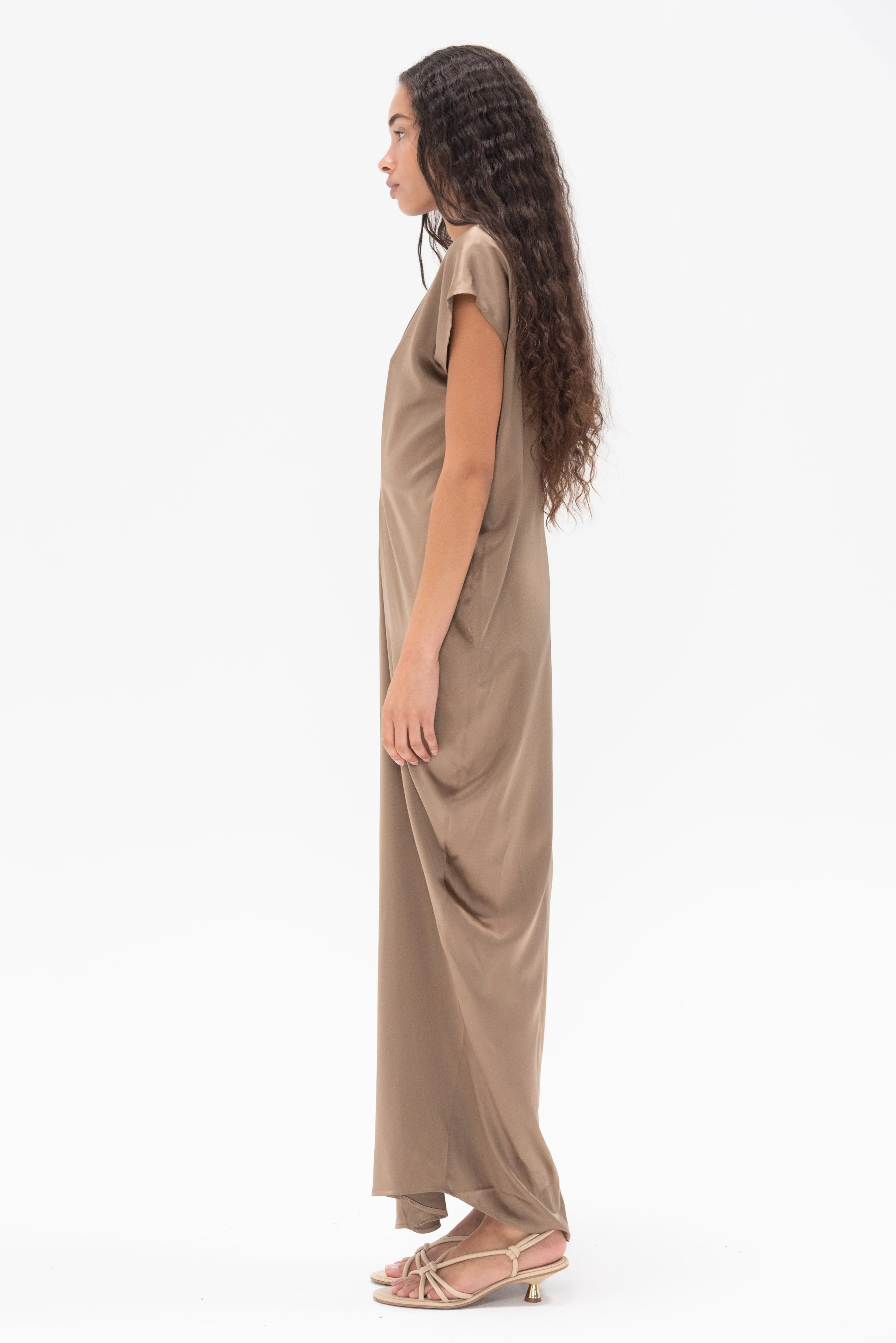 Long Muse Dress, Olive