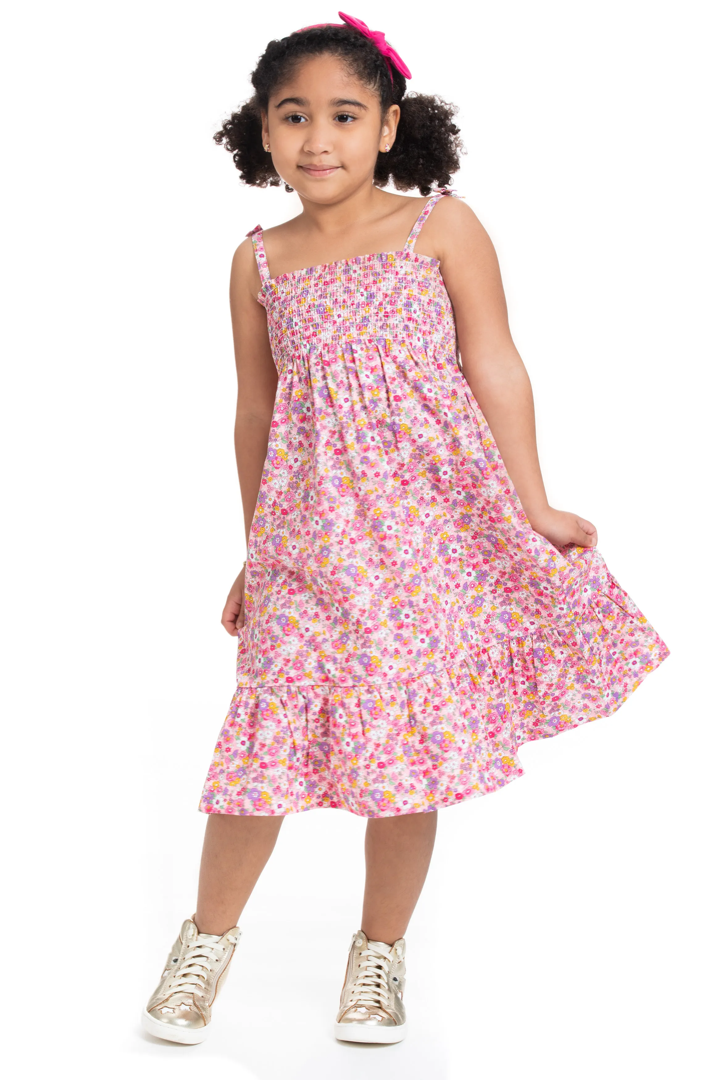 Lucy Dress | Wildflower Meadow Pink (14)