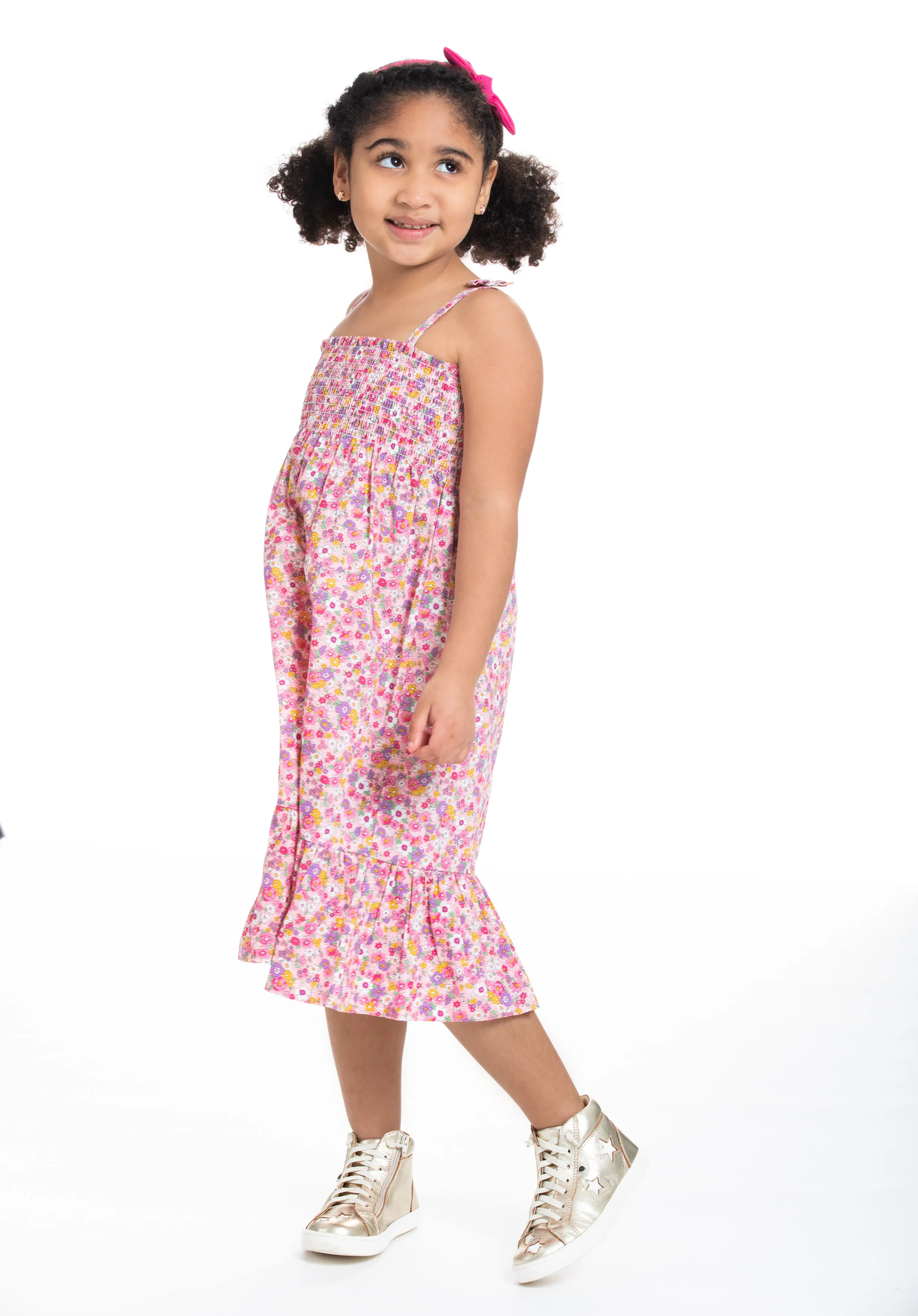 Lucy Dress | Wildflower Meadow Pink (14)