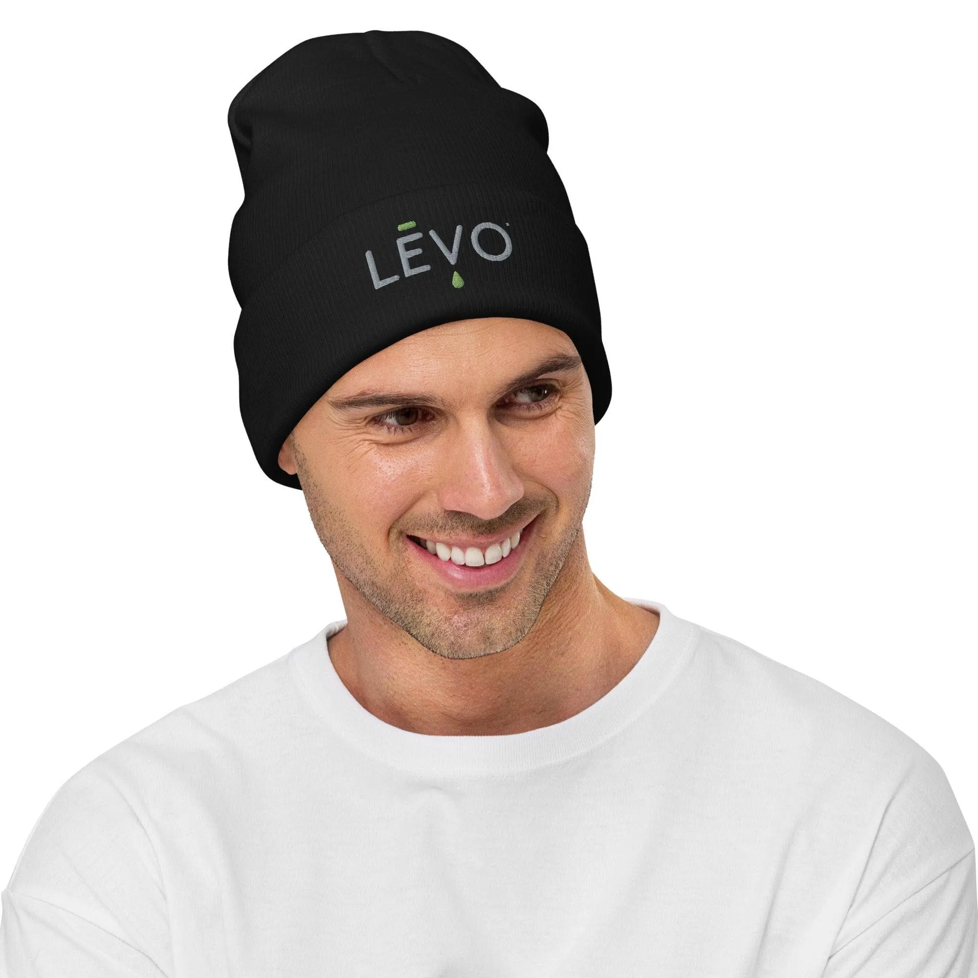 LĒVO Beanie with Embroidered Logo