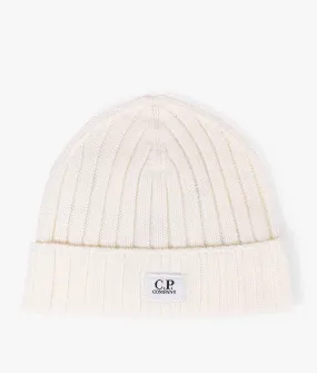 Merino Wool Logo Beanie