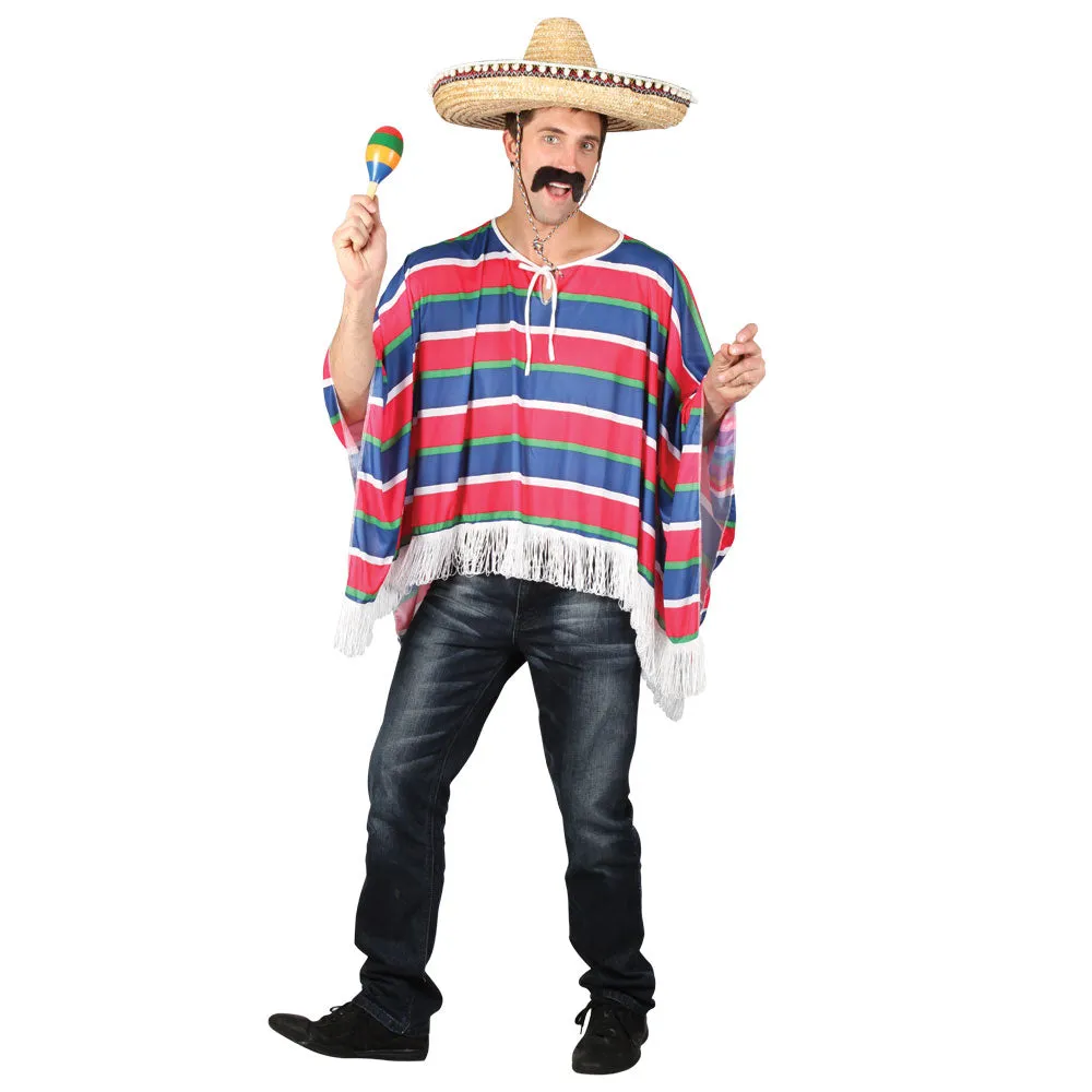 Mexican Multicoloured Poncho