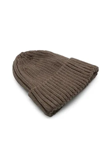 MIA WOOL BLEND BEANIE IN LATTE