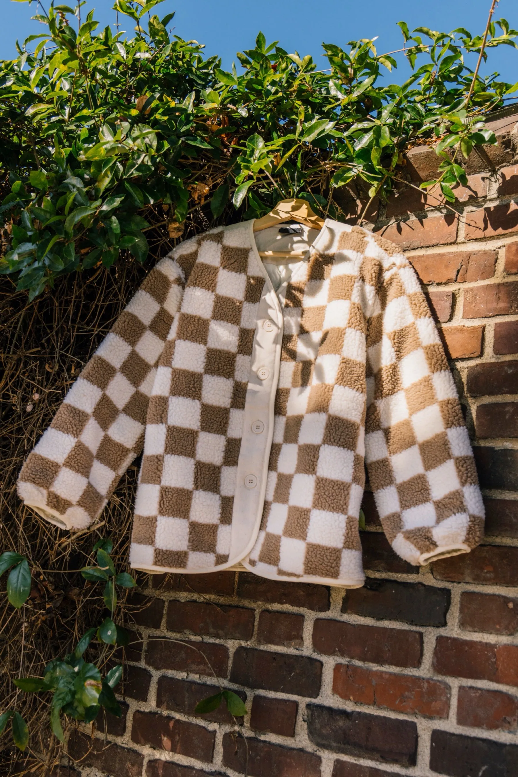 Mocha Checker Jacket