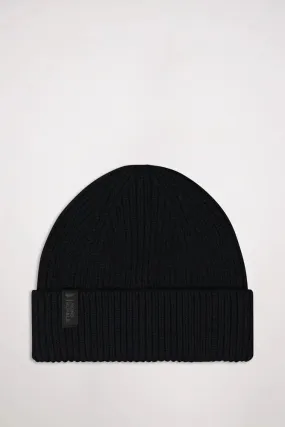 Mons Royale Fjord Merino Beanie - Black