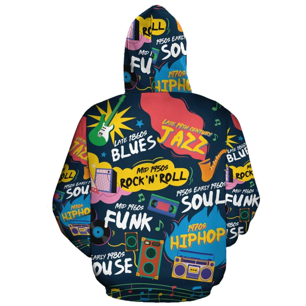 Music That Makes Us Proud All-over Hoodie and Joggers Set