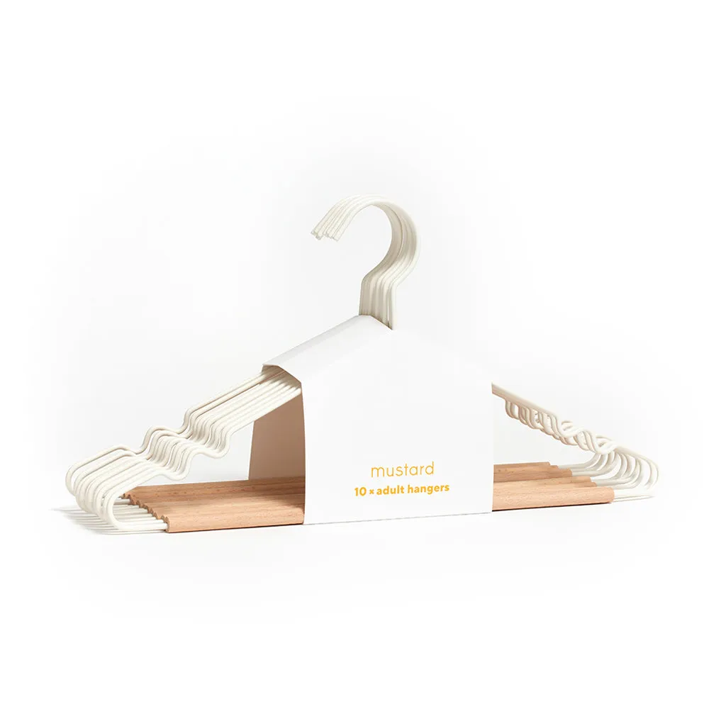 Mustard Made Adult Top Hangers - Chalk