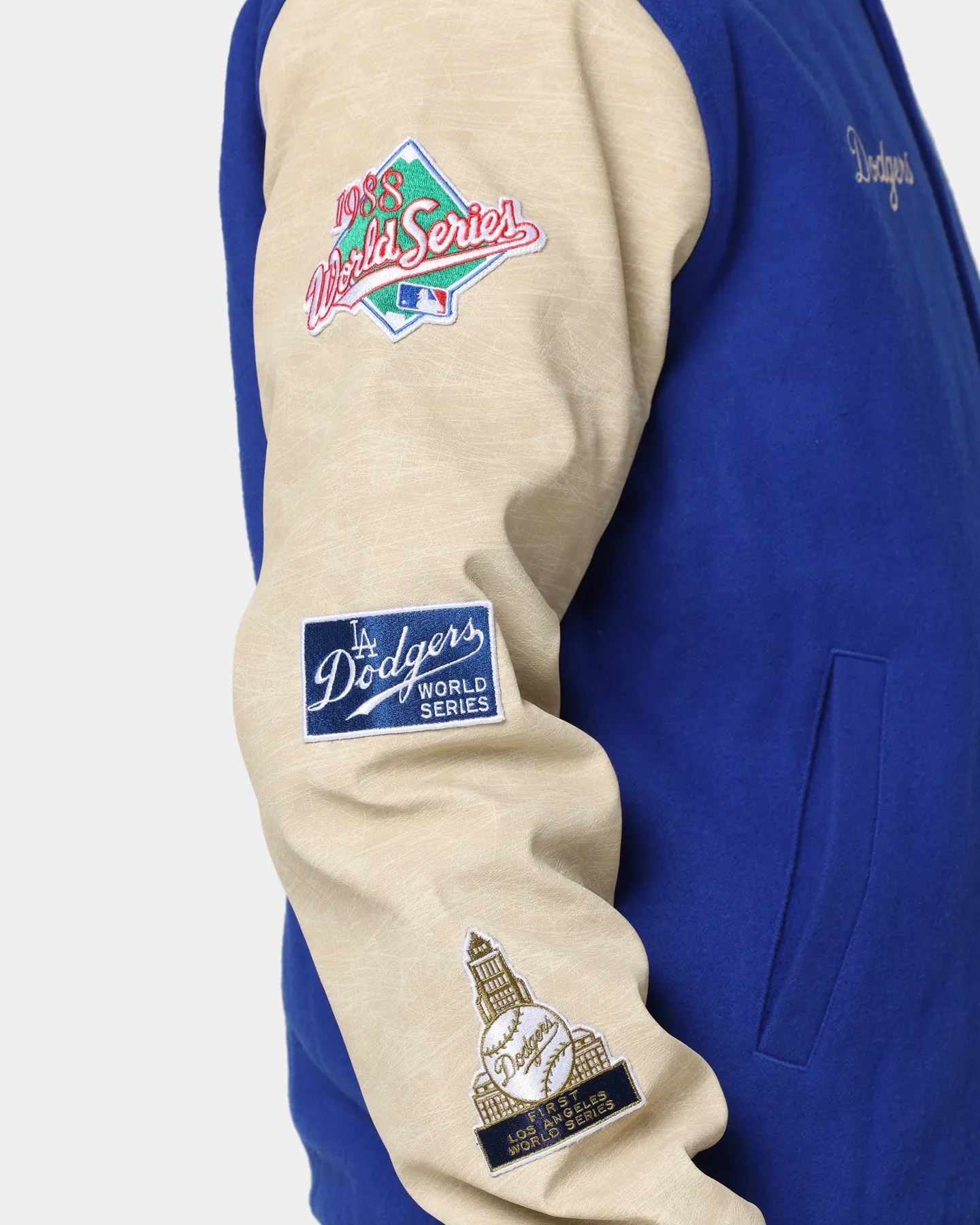 New Era Los Angeles Dodgers MLB World Series Varsity Jacket Blue