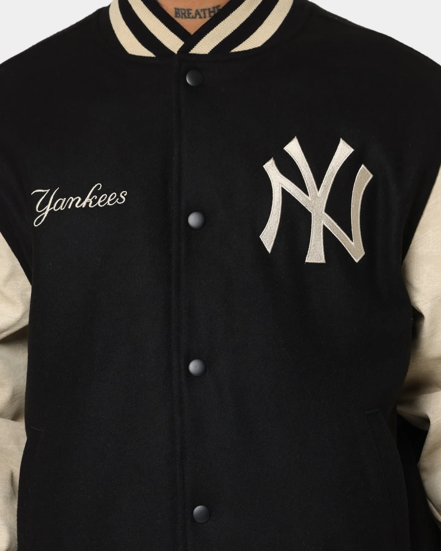 New Era New York Yankees MLB World Series Varsity Jacket Black