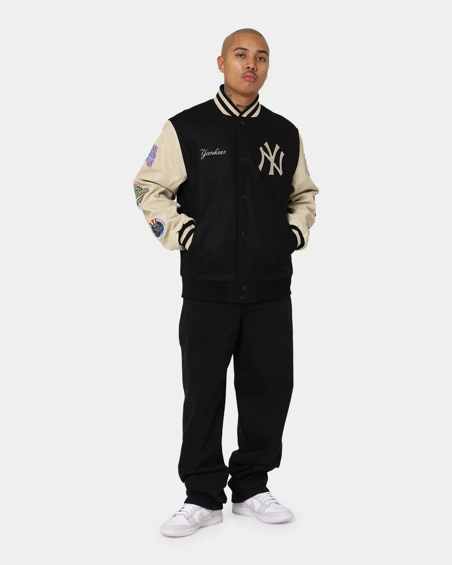 New Era New York Yankees MLB World Series Varsity Jacket Black