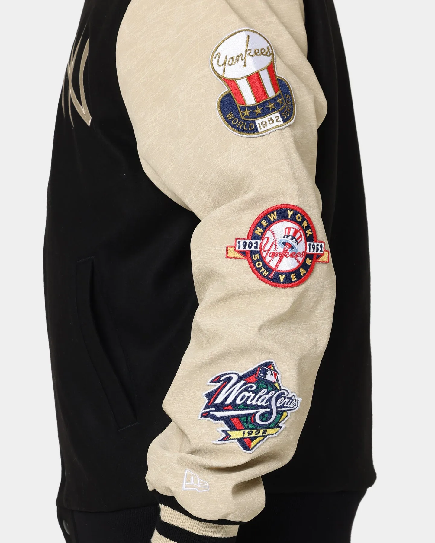 New Era New York Yankees MLB World Series Varsity Jacket Black