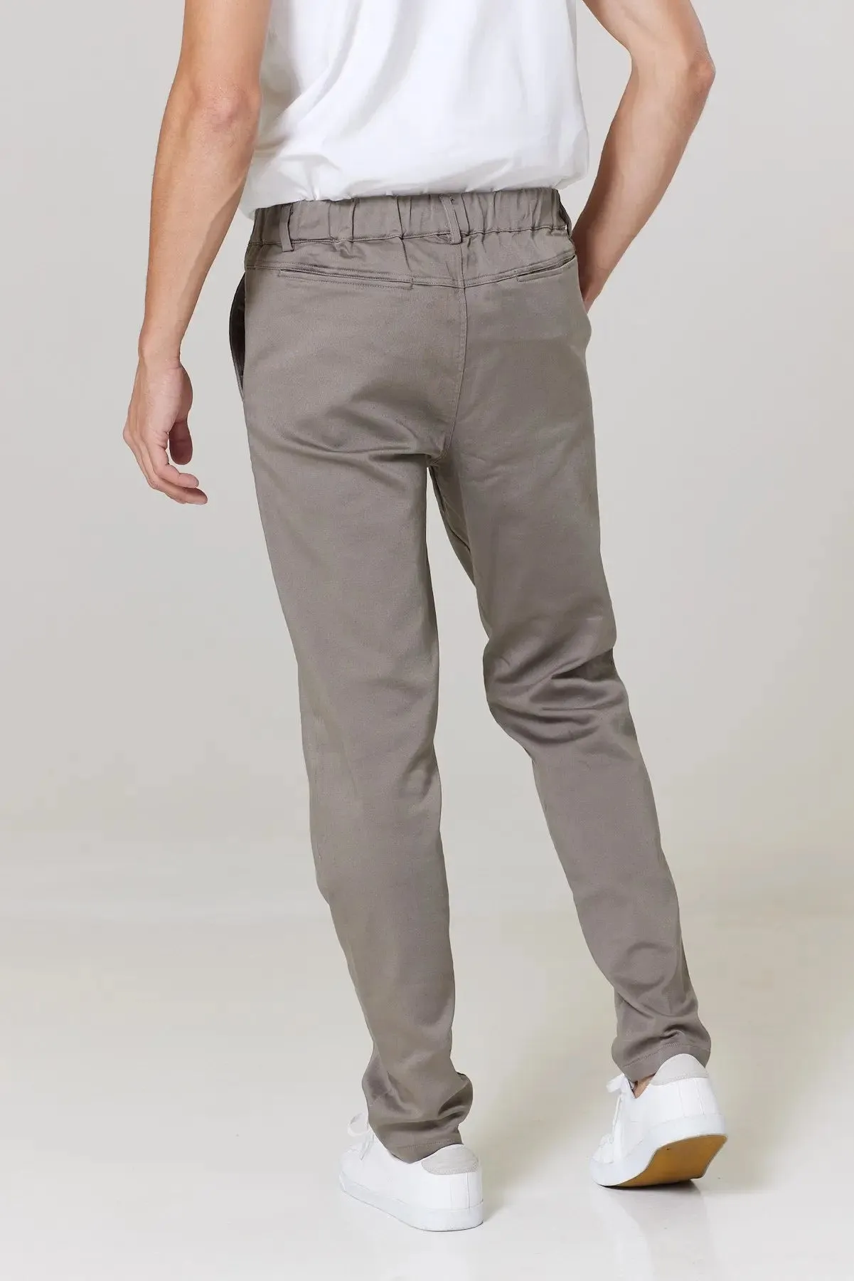 Newington Zip Joggers - Stone