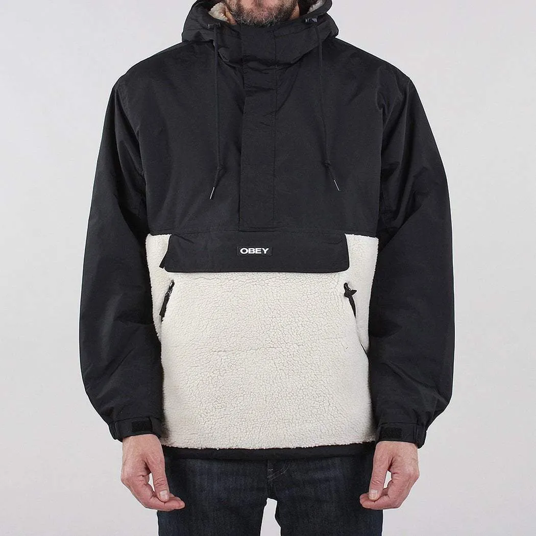 OBEY Splits Sherpa Pullover Jacket