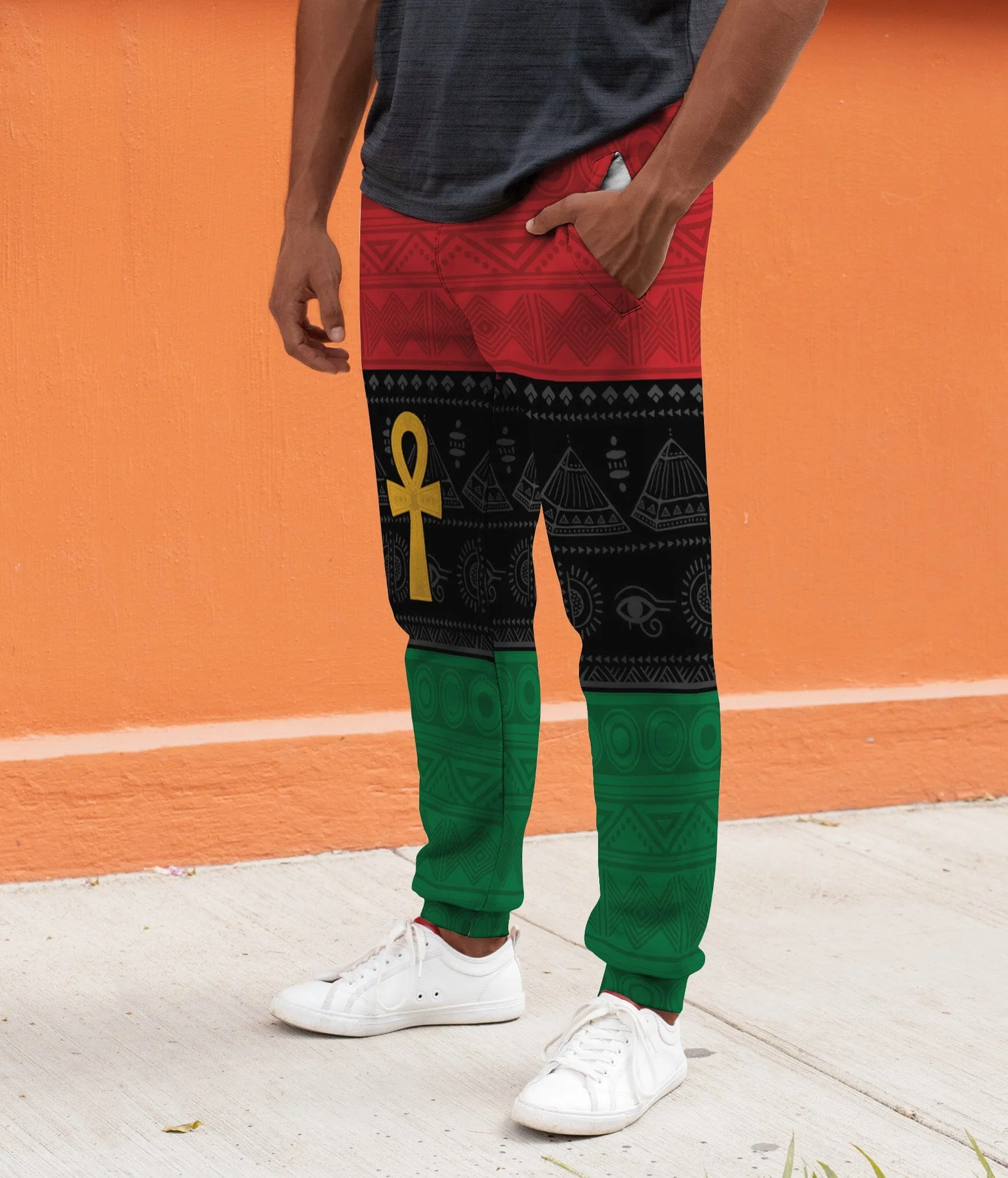 Pan African Ankh Joggers