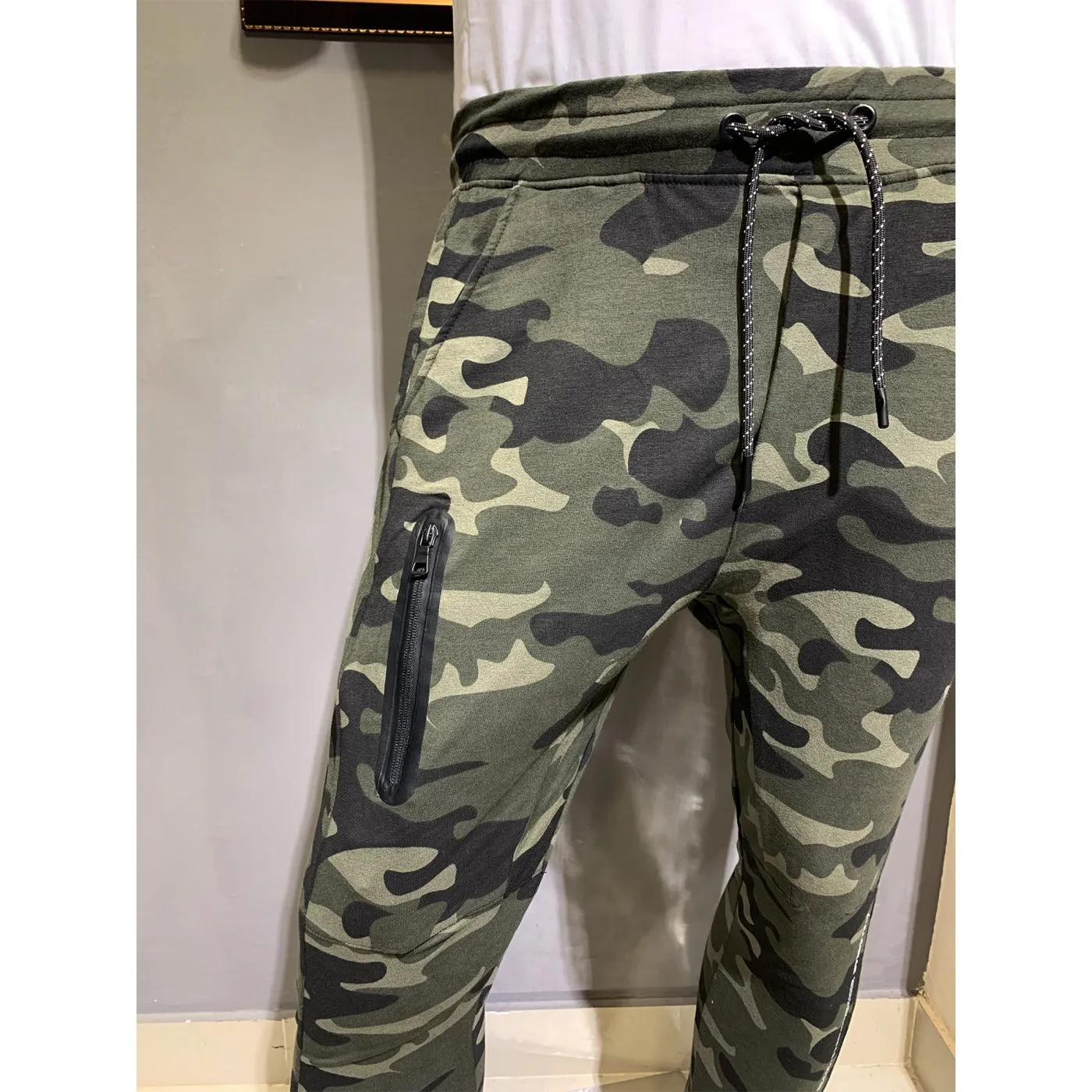 PB Green Camo Slim Joggers