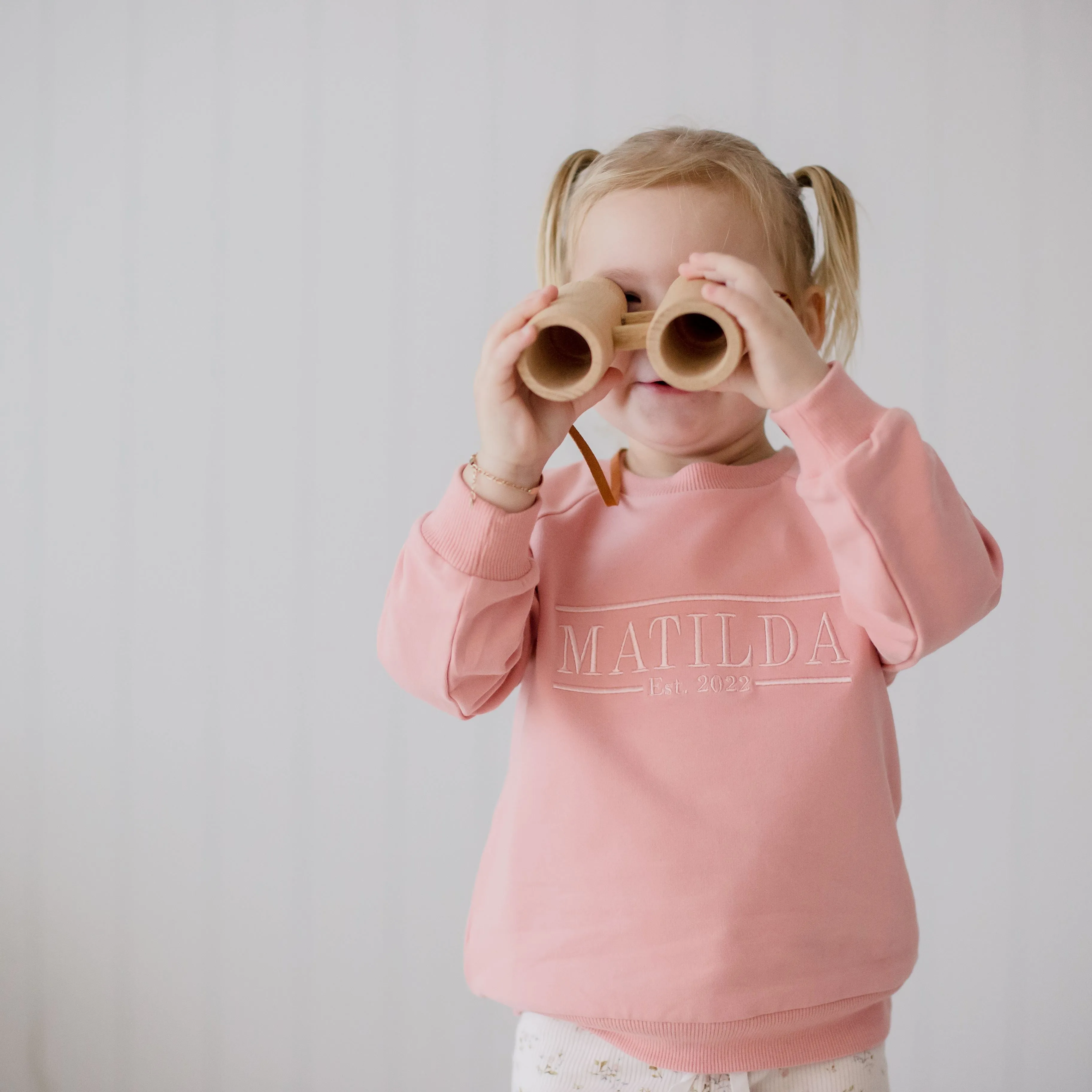 Personalised Name and EST Baby and Toddler Crewnecks