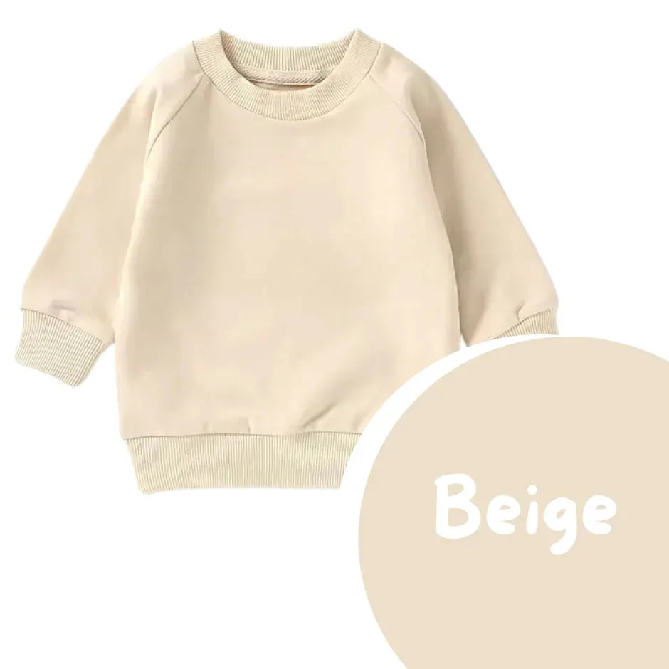 Personalised Name and EST Baby and Toddler Crewnecks