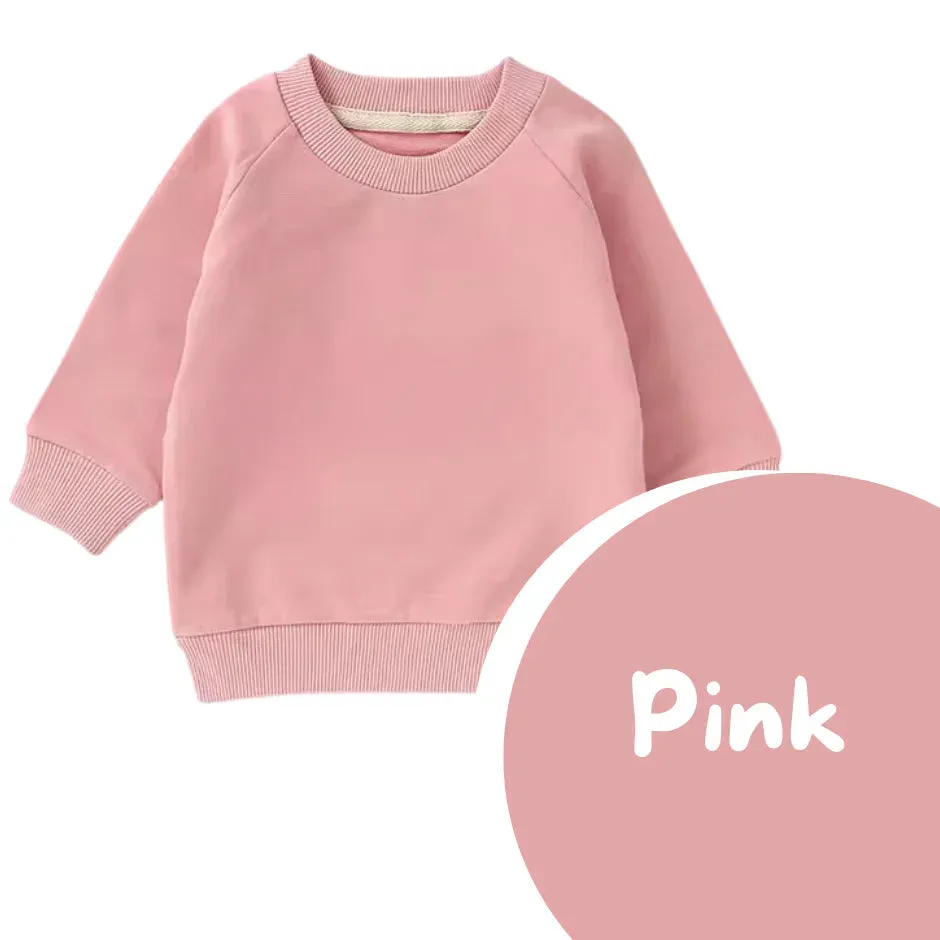 Personalised Name and EST Baby and Toddler Crewnecks