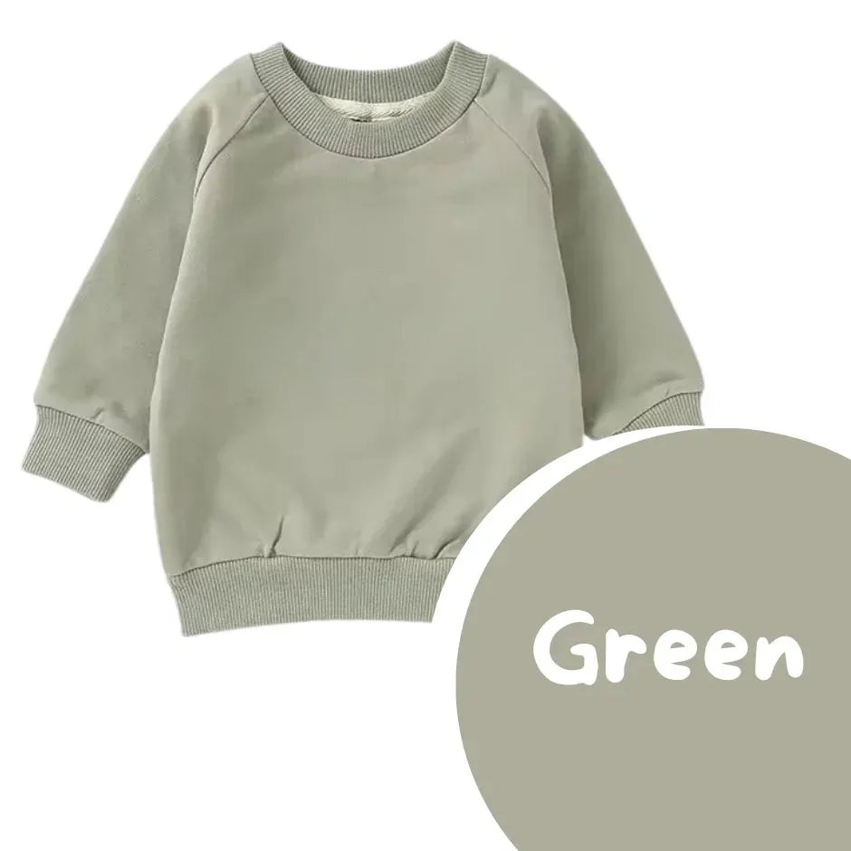 Personalised Name and EST Baby and Toddler Crewnecks