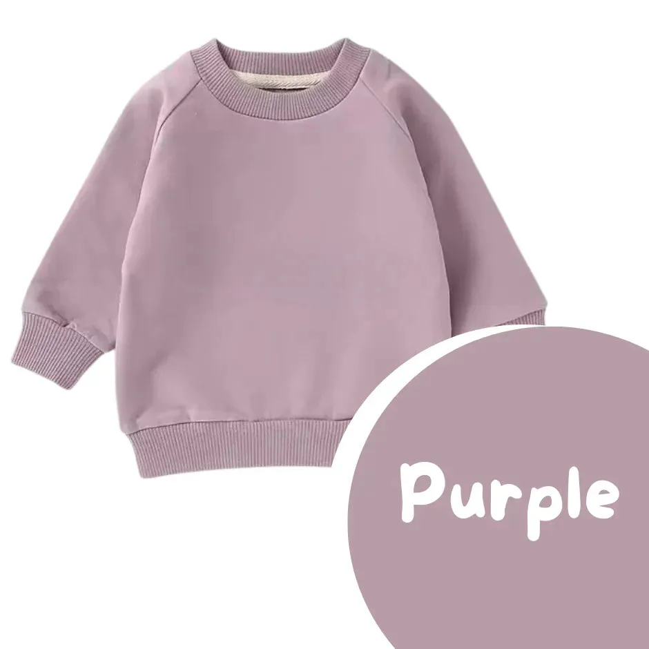 Personalised Name and EST Baby and Toddler Crewnecks