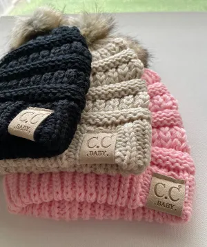 Personalized Monogrammed Cable Knit Beanie /Christmas Hat - Holidays/Kids Cable