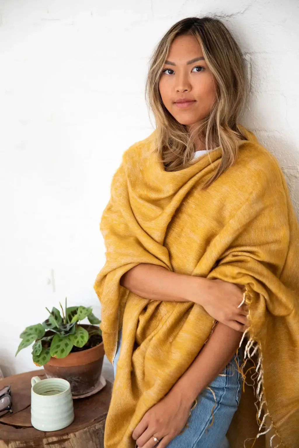 Poncho in Honey