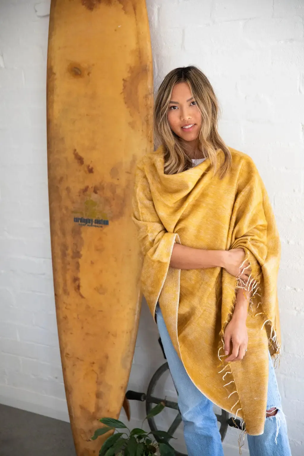 Poncho in Honey