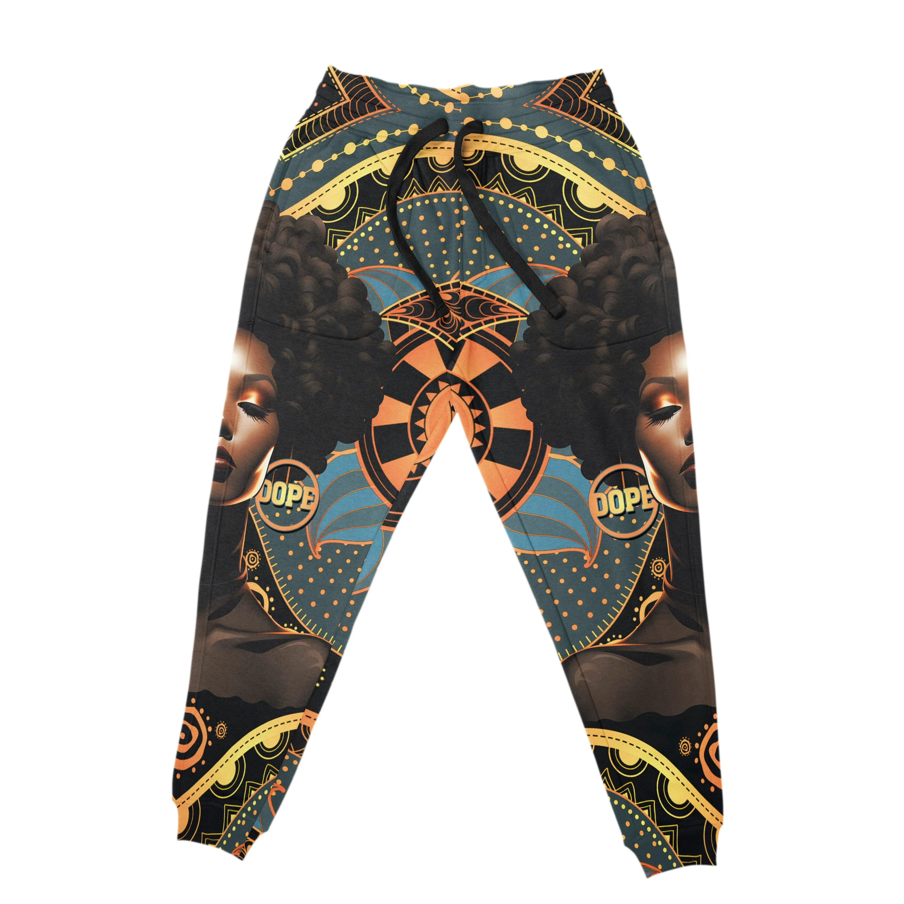 Powerful Woman in Patterns All-over Hoodie And Joggers Set