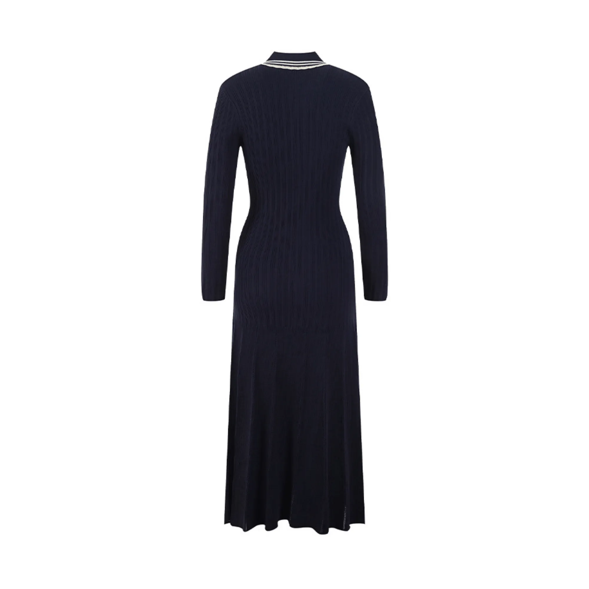 Pre Order:  Contrast Button Down Knit Dress