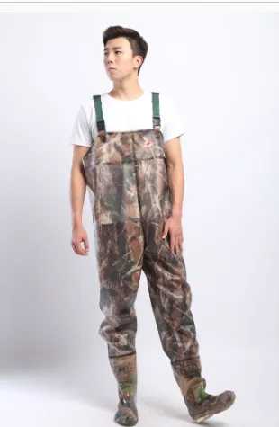 PVC Fishing & Hunting Lightweight Chest Waders-Size:44