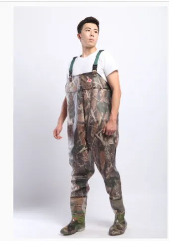 PVC Fishing & Hunting Lightweight Chest Waders-Size:44